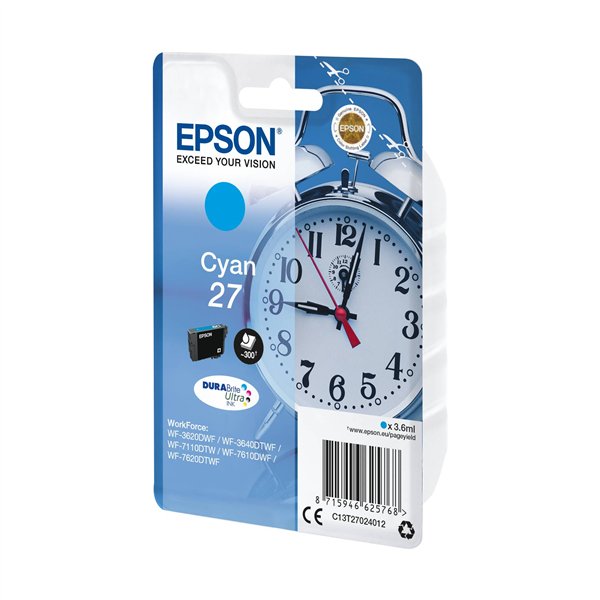 Epson DURABrite Ultra Ink 27 cartuccia ciano T 2702