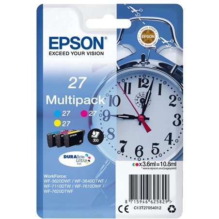 Epson DURABrite Ultra Ink Multipack (3 colori) T 27 T 2705