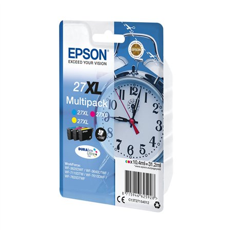Epson DURABrite Ultra Ink 27 XL Multipack (3 colori)      T 2715