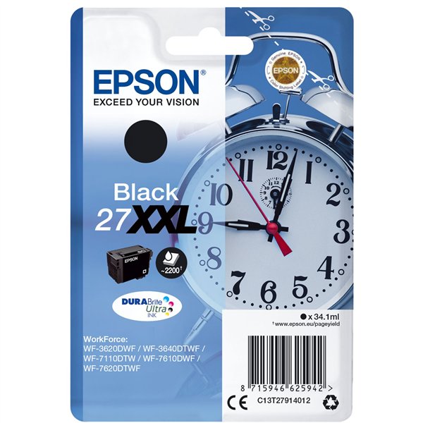 Epson DURABrite Ultra Ink 27 XXL cartuccia nero T 2791