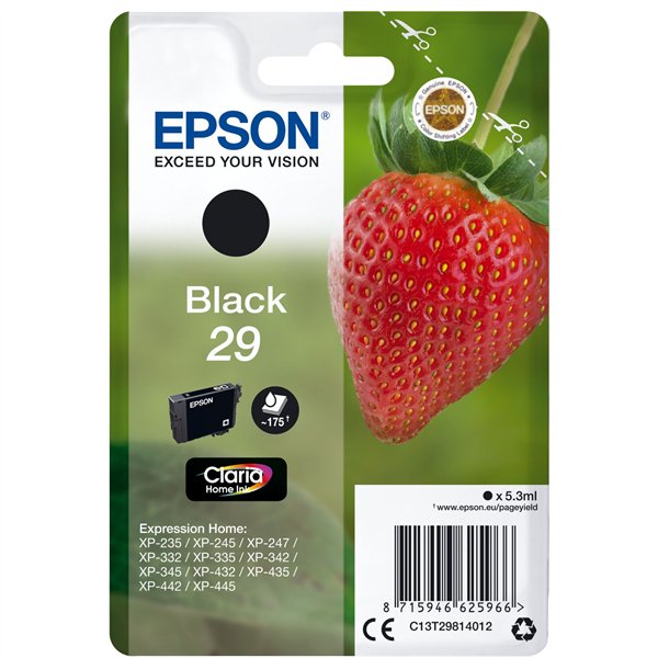 Epson cartuccia nero Claria Home 29            T 2981
