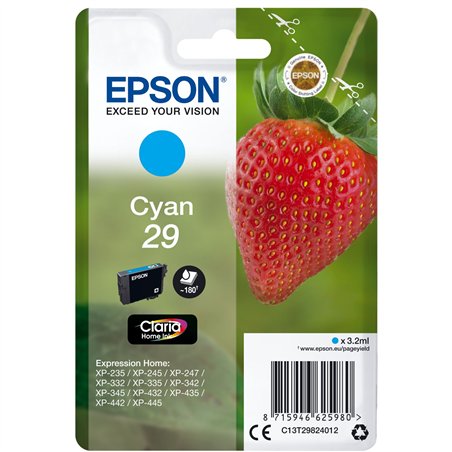 Epson cartuccia ciano Claria Home 29            T 2982