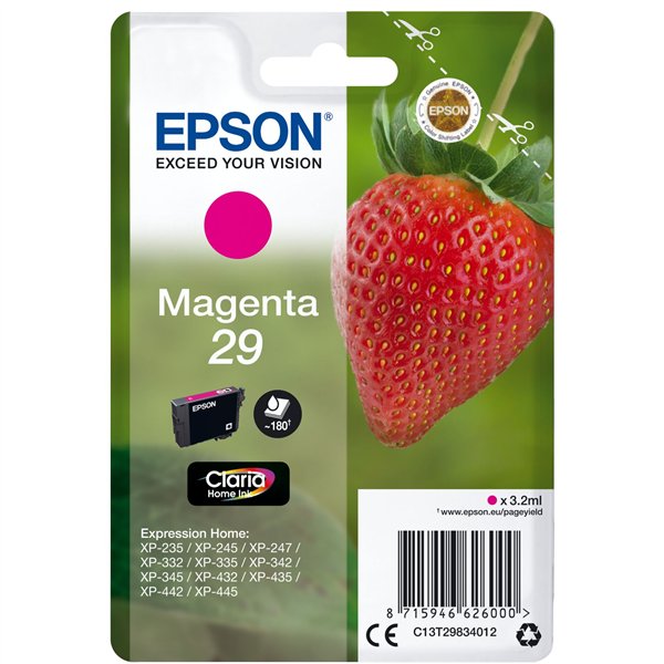 Epson cartuccia magenta Claria Home 29            T 2983
