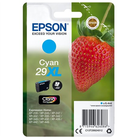Epson cartuccia XL ciano Claria Home 29            T 2992