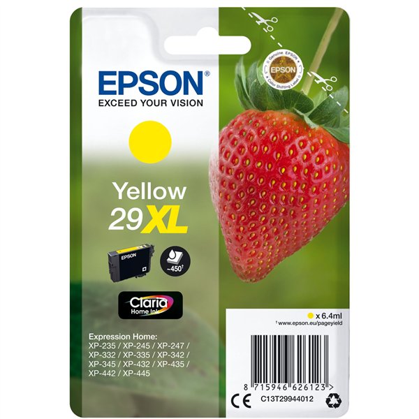Epson cartuccia XL giallo Claria Home 29            T 2994