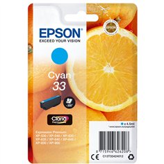 Epson cartuccia ciano Claria Premium 33         T 3342