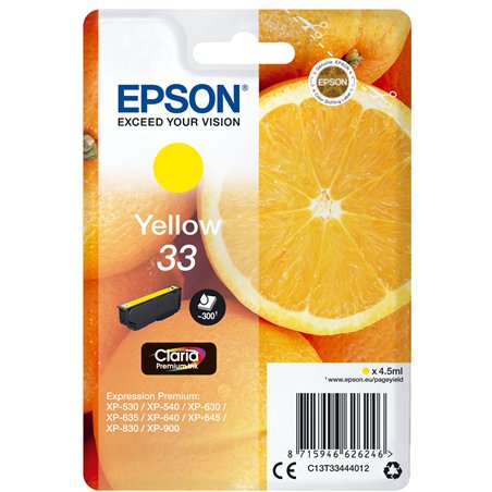 Epson cartuccia giallo Claria Premium 33         T 3344