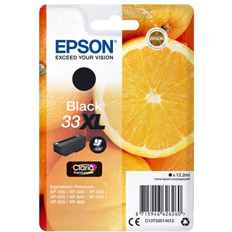 Epson cartuccia nero XL Claria Premium 33         T 3351