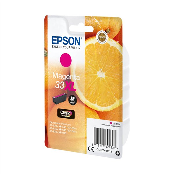 Epson cartuccia magenta Claria Premium 33 XL      T 3363