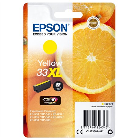 Epson cartuccia giallo Claria Premium 33 XL      T 3364