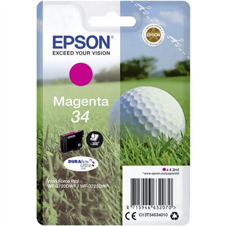 Epson cartuccia magenta DURABrite Ultra Ink 34    T 3463