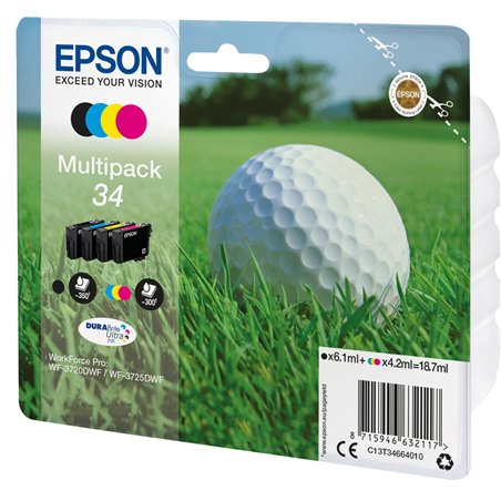 Epson DURABrite Ultra Multipack (4 colori) 34             T 3466