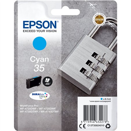 Epson cartuccia ciano DURABrite Ultra Ink 35    T 3582