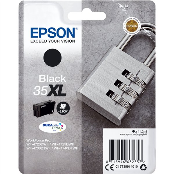 Epson cartuccia nero DURABrite Ultra Ink 35 XL T 3591