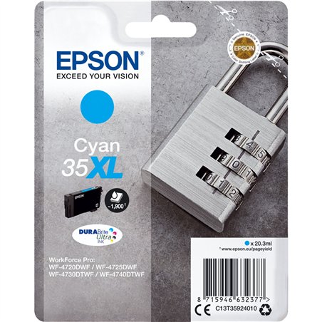 Epson cartuccia ciano DURABrite Ultra Ink 35 XL T 3592