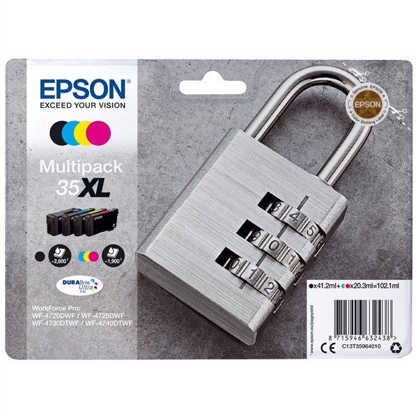 Epson DURABrite Ultra Multipack (4 colori) 35 XL          T 3596