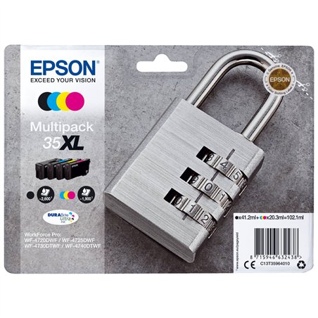 Epson DURABrite Ultra Multipack (4 colori) 35 XL          T 3596