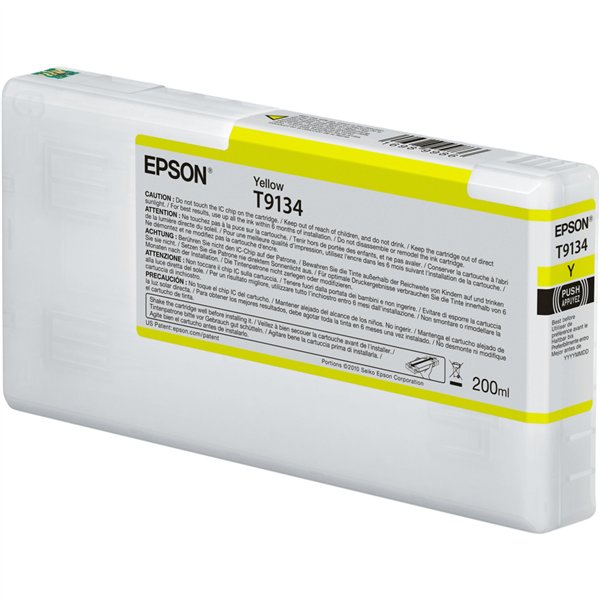 Epson cartuccia giallo T 913 200 ml              T 9134