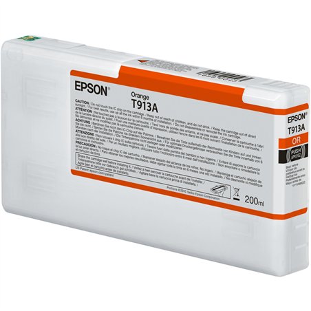 Epson cartuccia arancio T 913 200 ml              T 913A