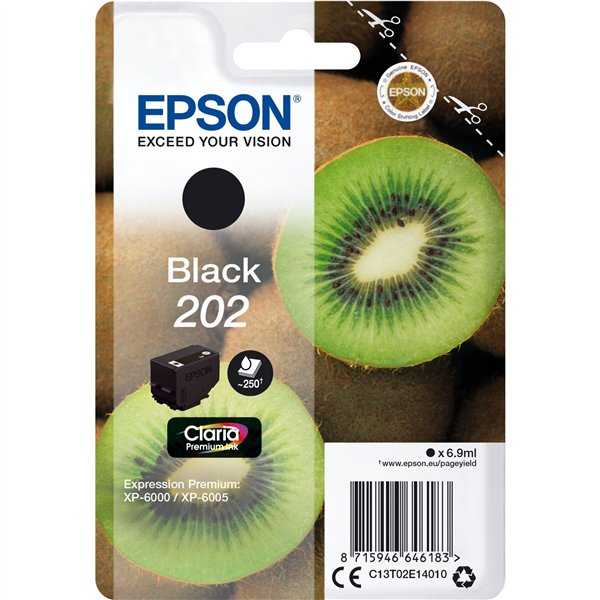 Epson cartuccia nero Claria Premium 202        T 02E1
