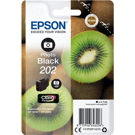 Epson cartuccia foto nero Claria Premium 202        T 02F1