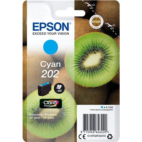 Epson cartuccia ciano Claria Premium 202        T 02F2