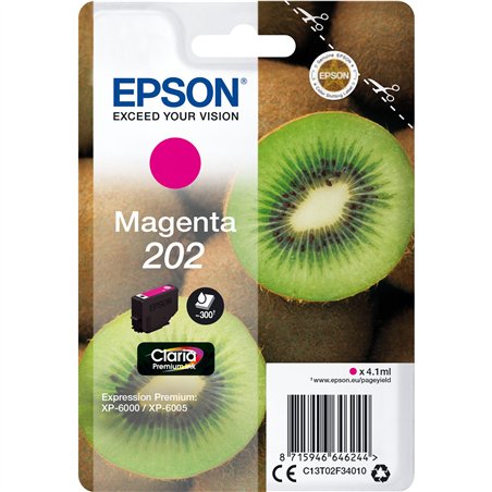 Epson cartuccia magenta Claria Premium 202        T 02F3