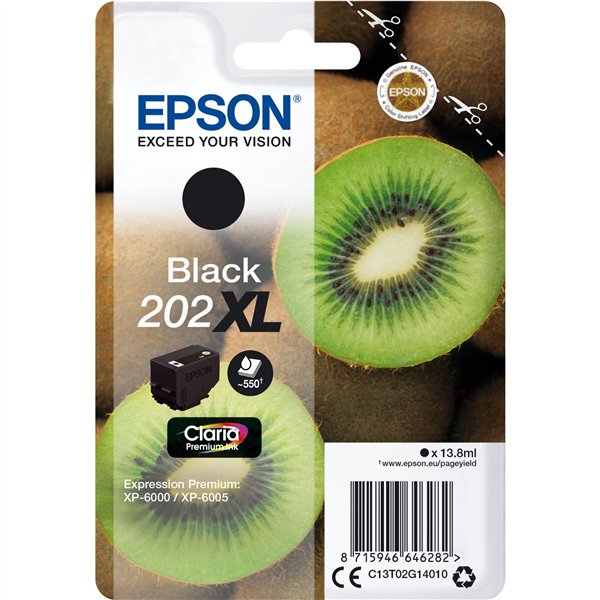 Epson cartuccia nero Claria Premium 202 XL     T 02G1
