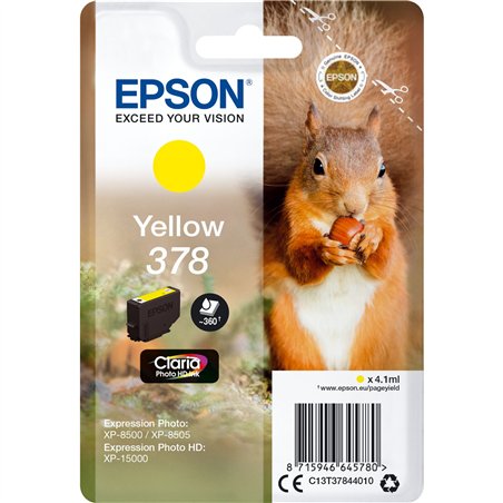 Epson cartuccia giallo Claria Photo HD 378       T 3784