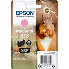 Epson cartuccia 378 light magenta Claria Photo HD   T 3786