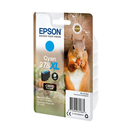 Epson cartuccia ciano Claria Photo HD 378 XL    T 3792