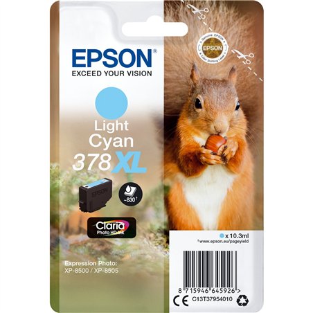 Epson cartuccia light ciano Claria Photo HD 378 XL    T 3795