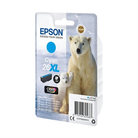Epson cartuccia XL ciano Claria Premium T 263      T 2632