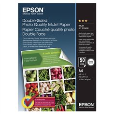 Epson Double-Sided Photo Quality Inkjet carta A 4, 50 fogli 140 g