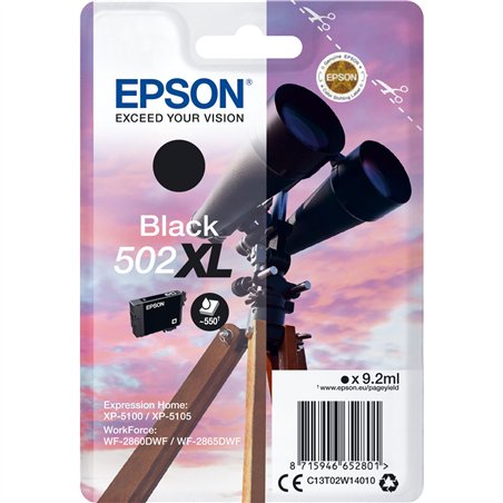 Epson cartuccia nero 502 XL                    T 02W1