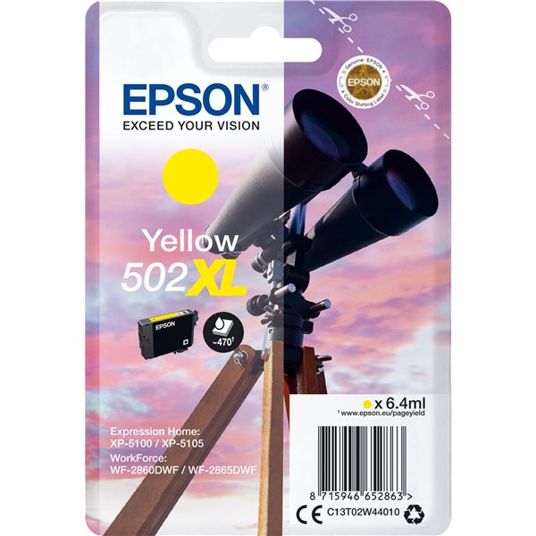 Epson cartuccia giallo 502 XL                    T 02W4