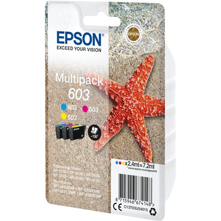 Epson confezione multipla 3-Colours 603            T 03U5