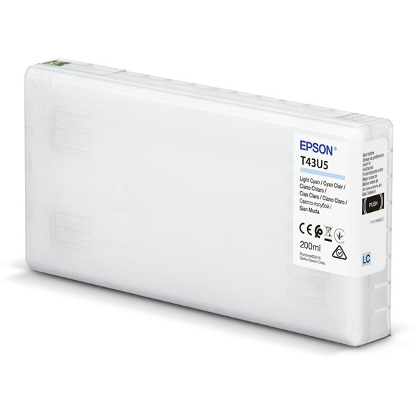 Epson cartuccia light ciano T 43U 200 ml              T 43U5