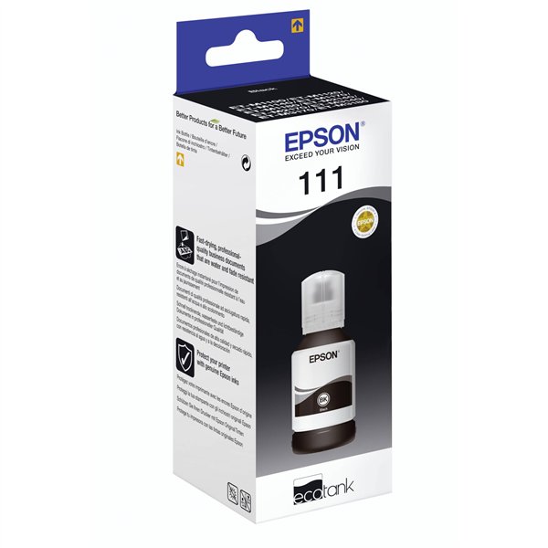 Epson EcoTank nero T 111 140 ml              T 03M1