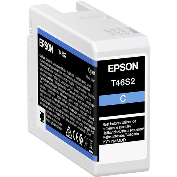 Epson cartuccia ciano T 46S2 25 ml Ultrachrome Pro 10
