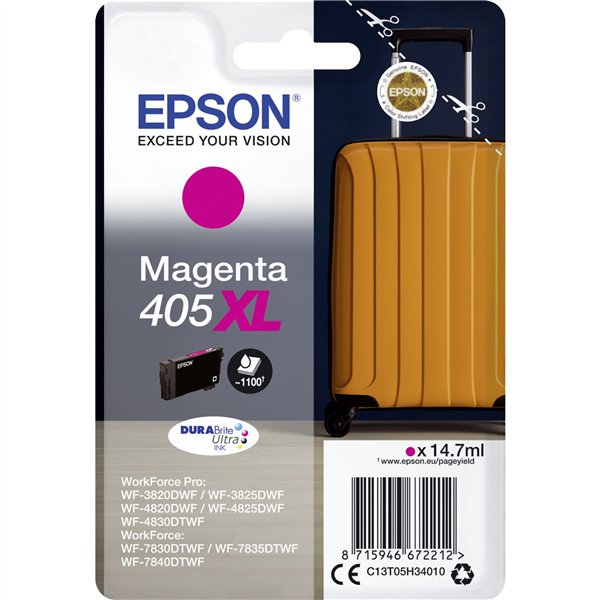 Epson cartuccia magenta DURABrite Ultra Ink 405XL T 05H3