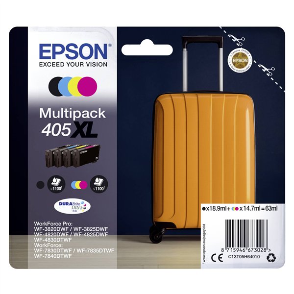 Epson DURABrite Ultra Multipack (4 colori) 405 XL         T 05H6