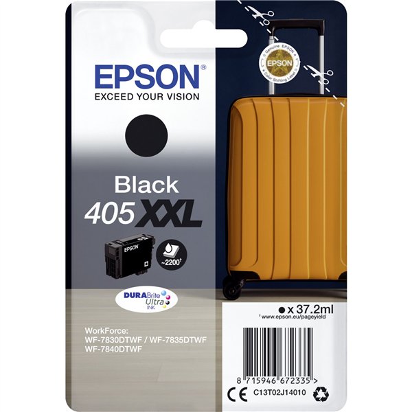 Epson cartuccia nero DURABrite Ultra Ink 405XXL T02J1