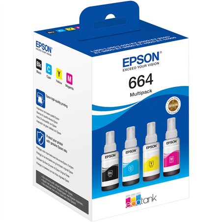 Epson EcoTank 4 colori Multipack T 664                     T 6646