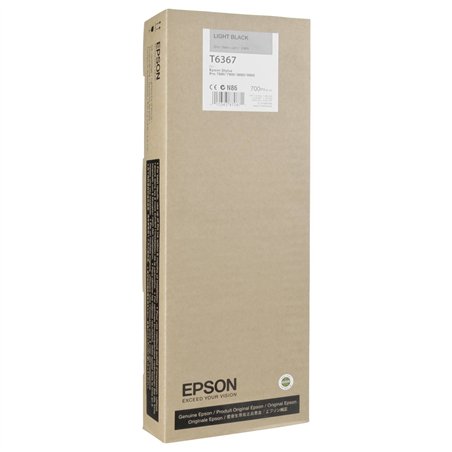 Epson cartuccia     light nero    T 636 700 ml      T 6367