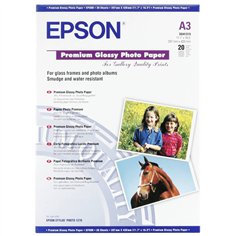 Epson Premium Glossy Photo Paper A 3, 20 fogli, 255 g    S 041315