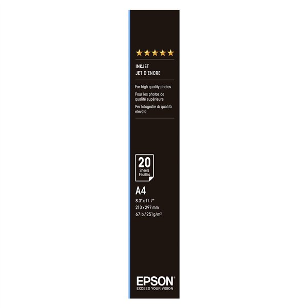 Epson Premium Semigloss Photo A 4, 251 g, 20 fogli    S 041332