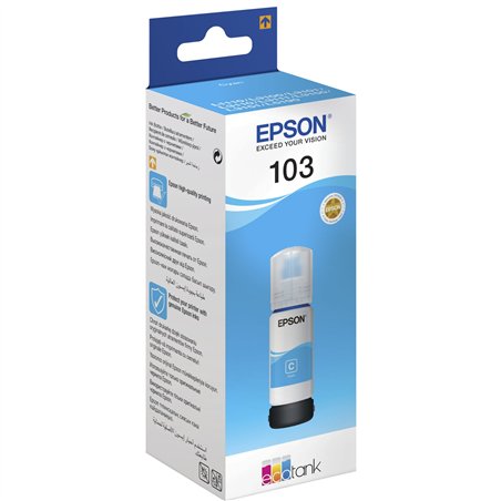 Epson EcoTank ciano T 103 65 ml               T 00S2