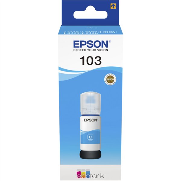 Epson EcoTank ciano T 103 65 ml               T 00S2
