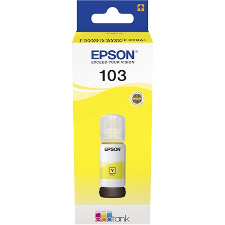 Epson EcoTank giallo T 103 65 ml               T 00S4